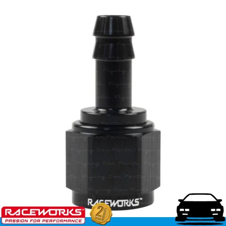 RACEWORKS Female AN3 3AN to Barb 3/16" Fuel Oil E85 Diesel