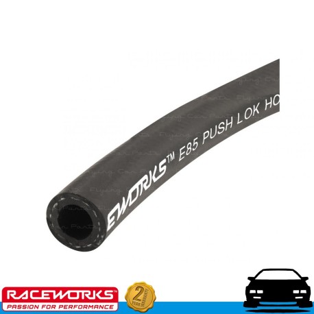 RACEWORKS Push Lock Hose AN4 4AN 1 Metre Fuel Oil E85 Diesel