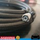 RACEWORKS Black Nylon Braided PTFE E85 Hose AN3 3AN 5 Metres Fuel Oil Diesel