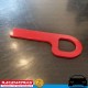 RACEWORKS MVP Red Tow Hook Cams Spec 175MM