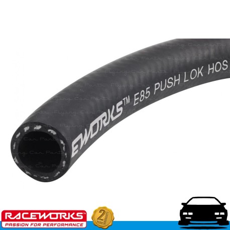 RACEWORKS Push Lock Hose AN12 12AN 30 Metres Fuel Oil E85 Diesel