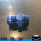 PROFLOW  Straight Fitting AN -10 (AN10) ORB O-Ring Port Blue