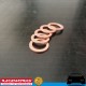 RACEWORKS Copper Washers ID 12mm OD 18mm T1.5mm 5 Pack