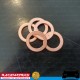 RACEWORKS Copper Washers ID 12mm OD 18mm T1.5mm 5 Pack