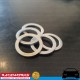 RACEWORKS Aluminium Washers Id16mm Od22mm T1.5mm (5 Pack Fuel Oil E85 Diesel