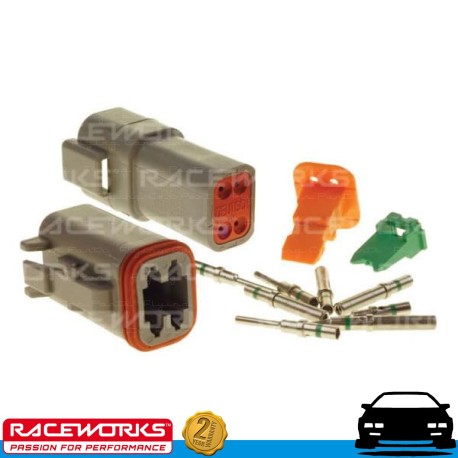 RACEWORKS Deutsch DT 4-Way Connector Kit