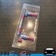 PROFLOW Holley 4150 Carburettor Fuel Line Kit AN -8 (AN8) 241mm Red / Blue