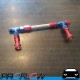 PROFLOW Holley 4150 Carburettor Fuel Line Kit AN -8 (AN8) 241mm Red / Blue