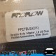 PROFLOW GM LS Throttle Body Adaptor for Fabricated Intake Elbow Universal 100mm To Holden Commodore LS1 LS2 4 Bolt 102mm Silver