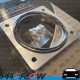 PROFLOW GM LS Throttle Body Adaptor for Fabricated Intake Elbow Universal 100mm To Holden Commodore LS1 LS2 4 Bolt 102mm Silver