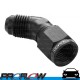 PROFLOW AN -4 (AN4) Male To Female 45 Degree Swivel Fitting Adapter Black