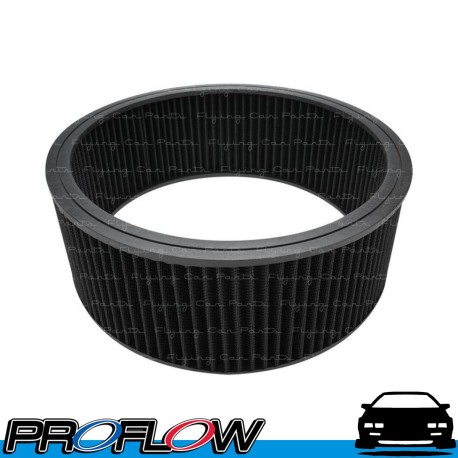 PROFLOW Air Filter Cleaner Insert Round 14" x 5" Washable Reusable