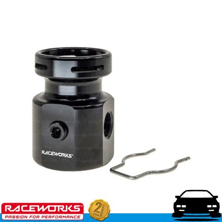 RACEWORKS Fuel Pressure Regulator Adaptor AN6 6AN suits Bosch Pot Regulators E85