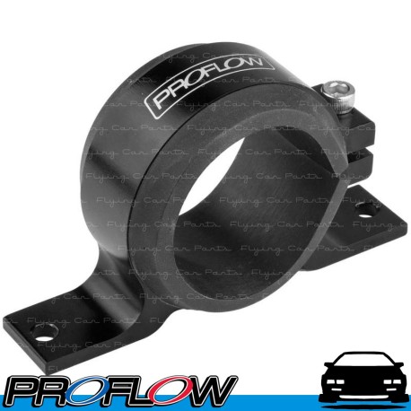 PROFLOW Single Bosch 044 Fuel Pump Bracket Black suit 52mm or 60mm pump