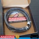 RACEWORKS Black SS Braided Cutter Hose AN8 8AN 1 Metre Fuel Oil E85 Diesel