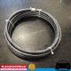 RACEWORKS Black SS Braided PTFE E85 Hose AN6 6AN 5 Metres Fuel Oil E85 Diesel