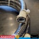 RACEWORKS Black SS Braided PTFE E85 Hose AN6 6AN 5 Metres Fuel Oil E85 Diesel