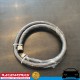 RACEWORKS Black SS Braided Cutter Hose AN8 8AN 1 Metre Fuel Oil E85 Diesel