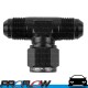 PROFLOW AN -6 (6AN) Female to Male Swivel Tee Fitting Adapter Black