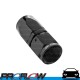 PROFLOW 100 Series Straight Hose End Fitting Black  AN -4 (AN4)