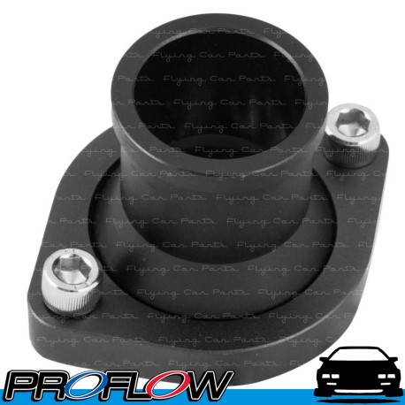 PROFLOW Ford Cleveland Thermostat Housing SBF 302 351C Straight Black