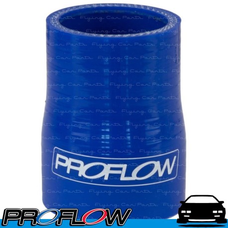 PROFLOW Straight Silicone Hose Reducer Blue 2.5" 3"