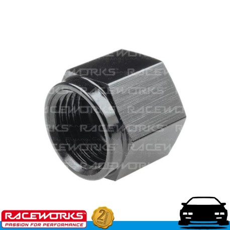 RACEWORKS Flare Cap Female AN8 8AN Fuel Oil E85 Diesel