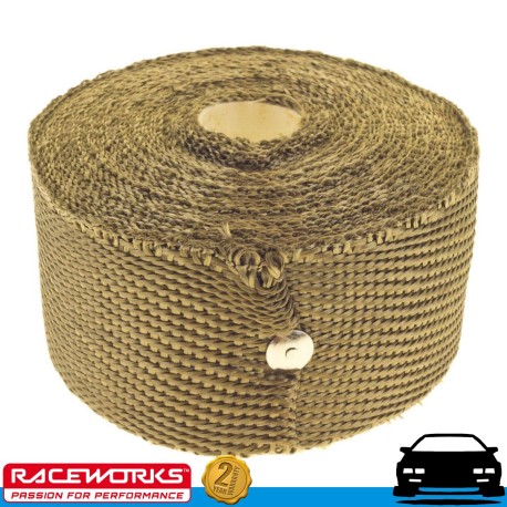 RACEWORKS Titanium Exhaust Wrap 2" x 30ft (9.1m)