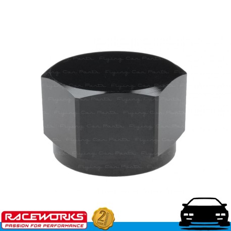 RACEWORKS Flare Cap Female AN12 12AN Fuel Oil E85 Diesel