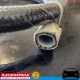 RACEWORKS Black SS Braided PTFE E85 Hose AN8 8AN 1 Metre Fuel Oil E85 Diesel