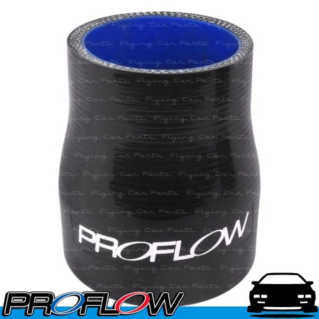 PROFLOW Straight Silicone Intake Intercooler Hose Reducer Black 3.75" 4"