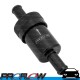 PROFLOW 3/8" Hose Barb 100 Micron Stainless Steel Fuel Filter Black