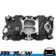 PROFLOW Intake Manifold AirDual Aluminium Square/Spread Bore For Chevrolet Small Block Black