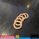 RACEWORKS 5 x Copper Washers ID 10mm OD 16mm 1.5mm Thick