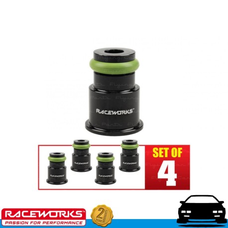 RACEWORKS 4 x Injector Extension 3/4" to Full Length 14MM-14MM Fuel E85