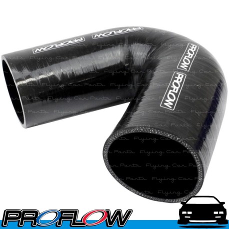 PROFLOW Silicone Intake Intercooler Hose Elbow 135 Degree 3" Black