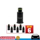 RACEWORKS 6 x Injector Extension SHORT to Full Length 14mm to 11mm Fuel E85