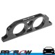 PROFLOW Dual FS301 Filter Bracket Black Billet 50mm