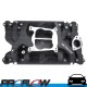 PROFLOW Intake Manifold AirDual Aluminium Square/Spread Bore For Holden Commodore V8 253 304 308 Black