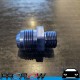 PROFLOW Male 1/2" BSPP To Male AN -12 (12AN) Fitting Adapter Blue