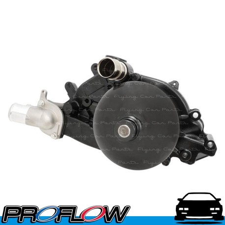 PROFLOW Water Pump Aluminium Holden Commodore Chevrolet GM LS1 High Performance Finish Black