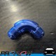 PROFLOW Male Flare Forged Union 90 Degree Fitting Adaptor AN8 8AN Blue