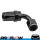 PROFLOW 100 Series 90 Degree Hose End Fitting Black  AN -6 (AN6)