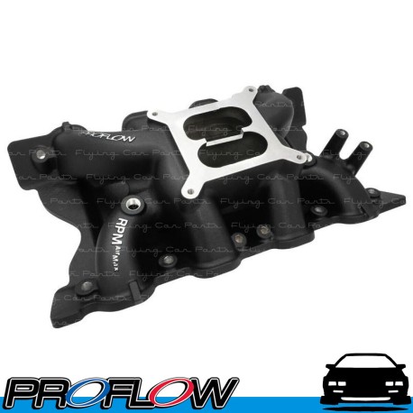 PROFLOW Intake Manifold AirMax Dual Plane Square Bore For Ford SB 302C 351C Cleveland Black