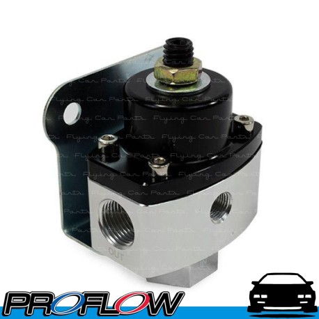 PROFLOW Carburettor Fuel Pressure Regulator Economy Billet 3/8" NPT 2 Port Adjustable 5-12 PSI