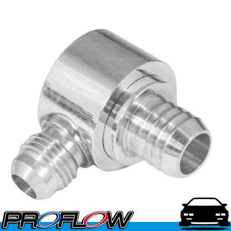 PROFLOW Brake Booster One Way Check Valve Adaptor -06AN Polished