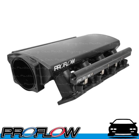 PROFLOW SuperMax EFI Low Profile Intake Manifold Kit Black Fuel Rails 92mm Throttle Body Chevrolet Holden Commodore LS1