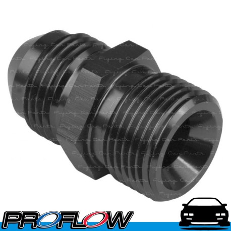 PROFLOW Male Metric M20x1.5 to Male AN -10 (10AN) Fitting Adapter Black