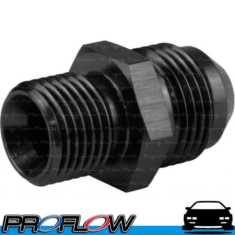 PROFLOW Male Metric M16x1.5 To Male AN -10 (10AN) Fitting Adapter Black