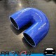 PROFLOW Silicone Hose Elbow Blue 180 Degree 2.5"